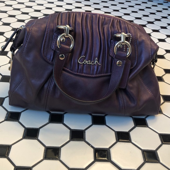 Plum color Coach Hobo bag- like new! - Picture 6 of 10
